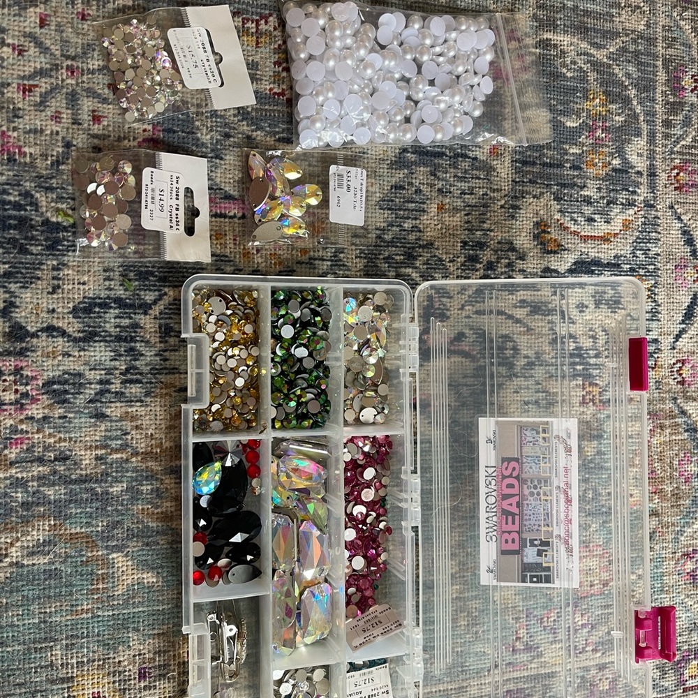 Swarovski flatback gem lot